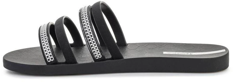 IPANEMA MESH SLIDE II moteriškos šlepetės juoda/sidabrinė 83751-BP394
