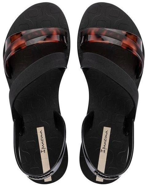 Ipanema moteriškos basutės Vibrant Sandal Fem madingos, patogios, juodos rudos