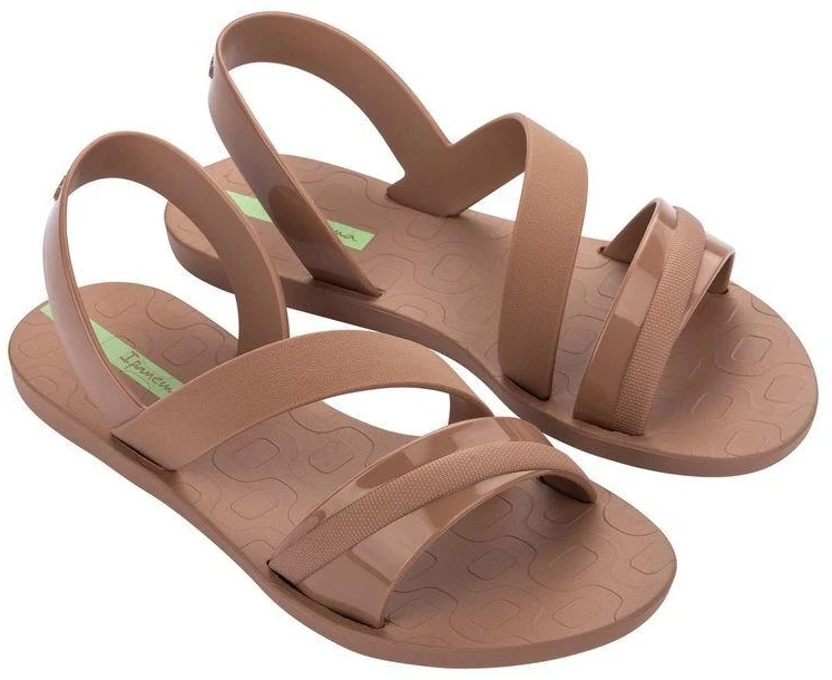 Ipanema moteriškos basutės Vibrant Sandal Fem, madingos, patogios, rudos gumos