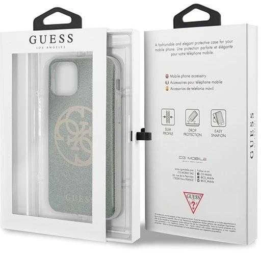 Dėklas GUESS HARD CASE CIRCLE GLITTER GUHCN65PCUGLKA IPHONE 11 PRO MAX KHAKI