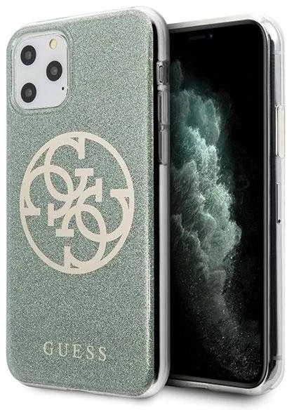 Dėklas GUESS HARD CASE CIRCLE GLITTER GUHCN65PCUGLKA IPHONE 11 PRO MAX KHAKI