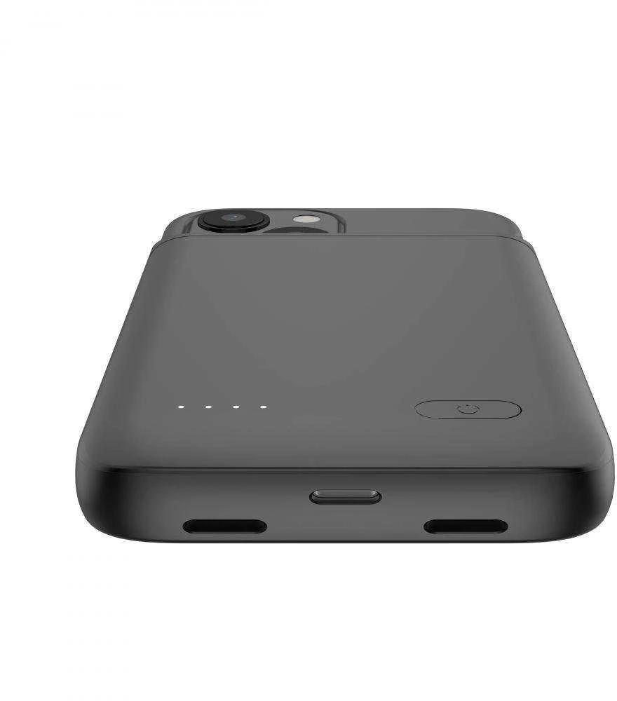 Tech-Protect PowerCase Apple iPhone 12 mini / 13 mini su 4700mAh power bank – dėklas telefonui juodos spalvos