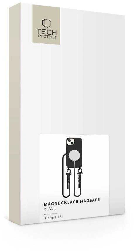 Apple iPhone 13 Tech-Protect Magnecklace MagSafe dėklas jūsų telefonui juodos spalvos