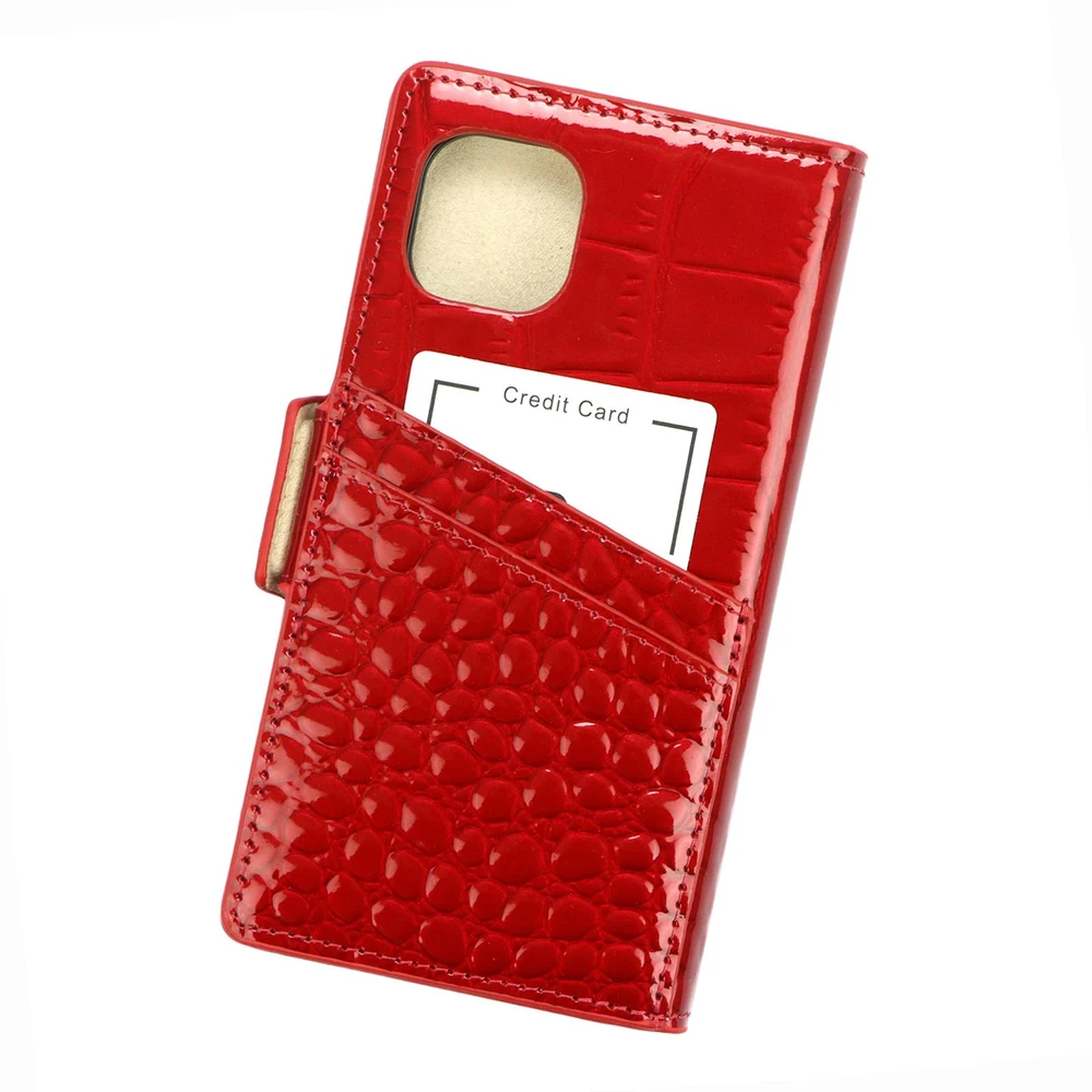 Skórzane etui moterims MiaMore PHONE CASE L1781 (IPHONE 13)