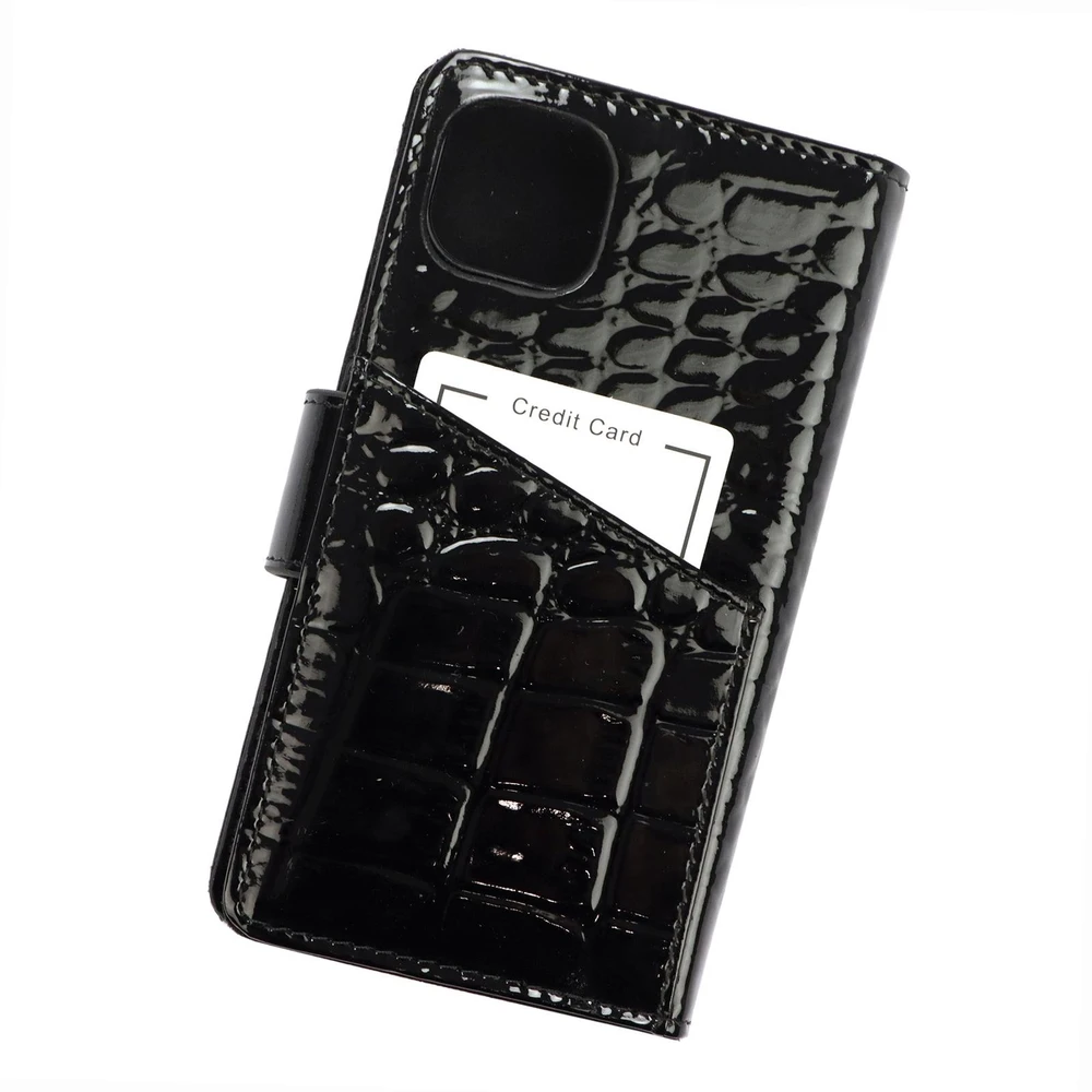 Skórzane etui moterims MiaMore PHONE CASE L1789 (IPHONE 13 PRO)