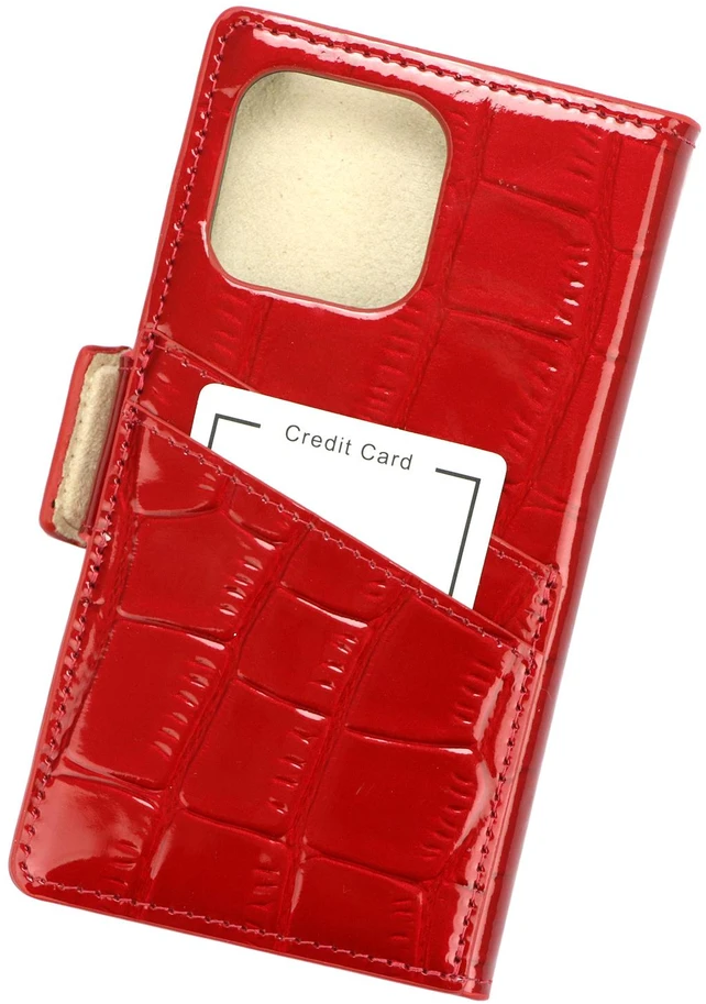 Skórzane etui moterims MiaMore PHONE CASE L1781 (IPHONE 13 PRO)