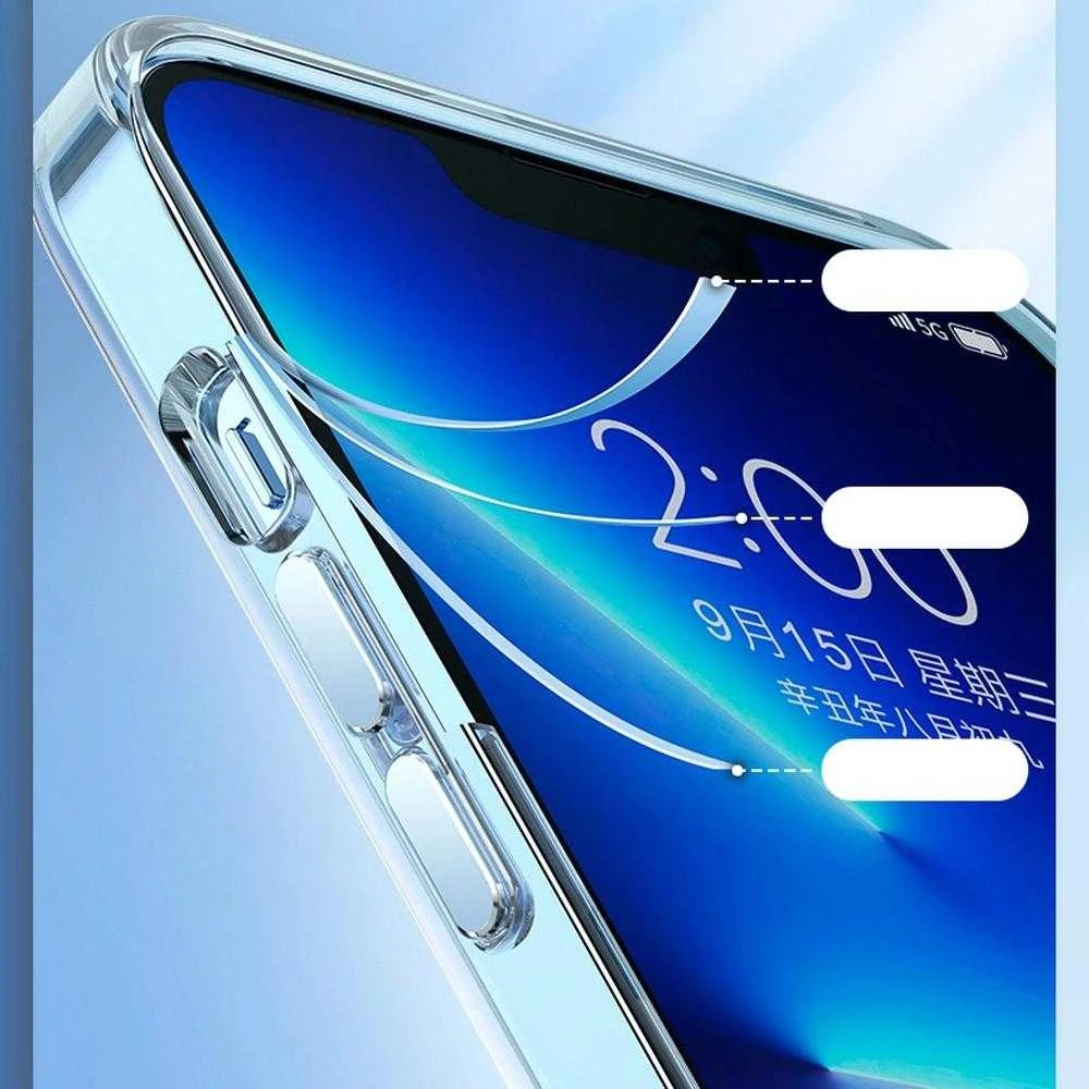 Kingxbar Elegant Series Apple iPhone 13 Pro Max dėklas telefonui skaidrus