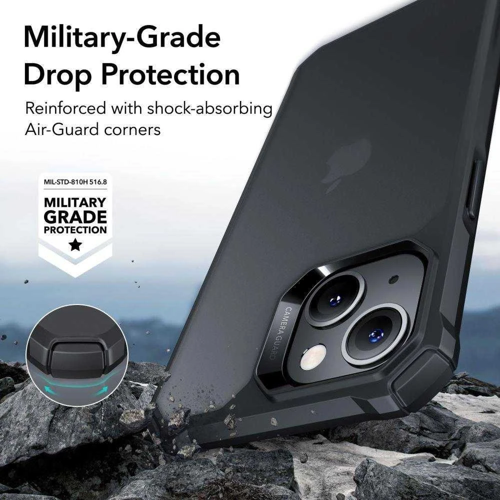 ESR Air Armor Apple iPhone 14 Plus Frosted dėklas telefonui juodos spalvos
