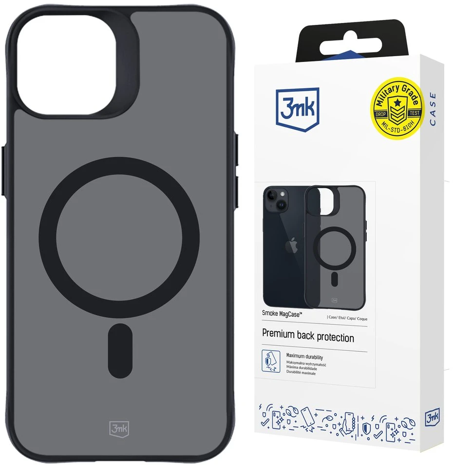 3MK Smoke MagDėklas Apple iPhone 14 Plus 6.7″