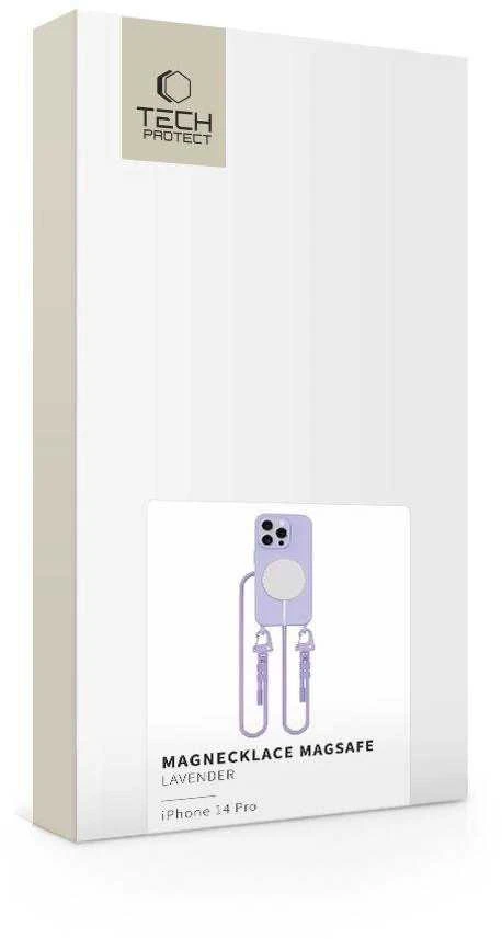 TECH-PROTECT MAGNECKLACE MagSafe Apple iPhone 14 Pro dėklas telefonui levandų spalvos