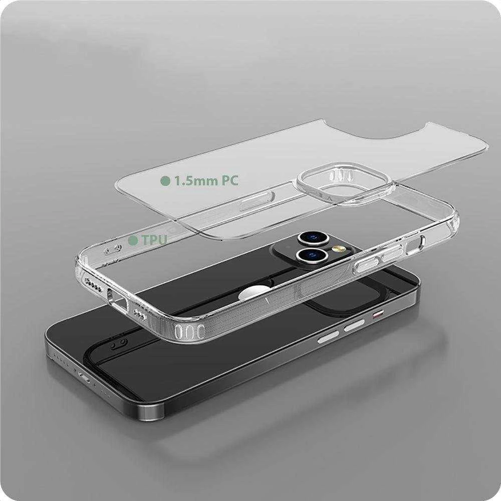 Tech-Protect FlexAir Hybrid Apple iPhone 15 – dėklas telefonui skaidrus