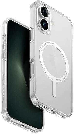UNIQ Clario Apple iPhone 16 6.1″ Magclick Charging dėklas skaidrus lucent clear