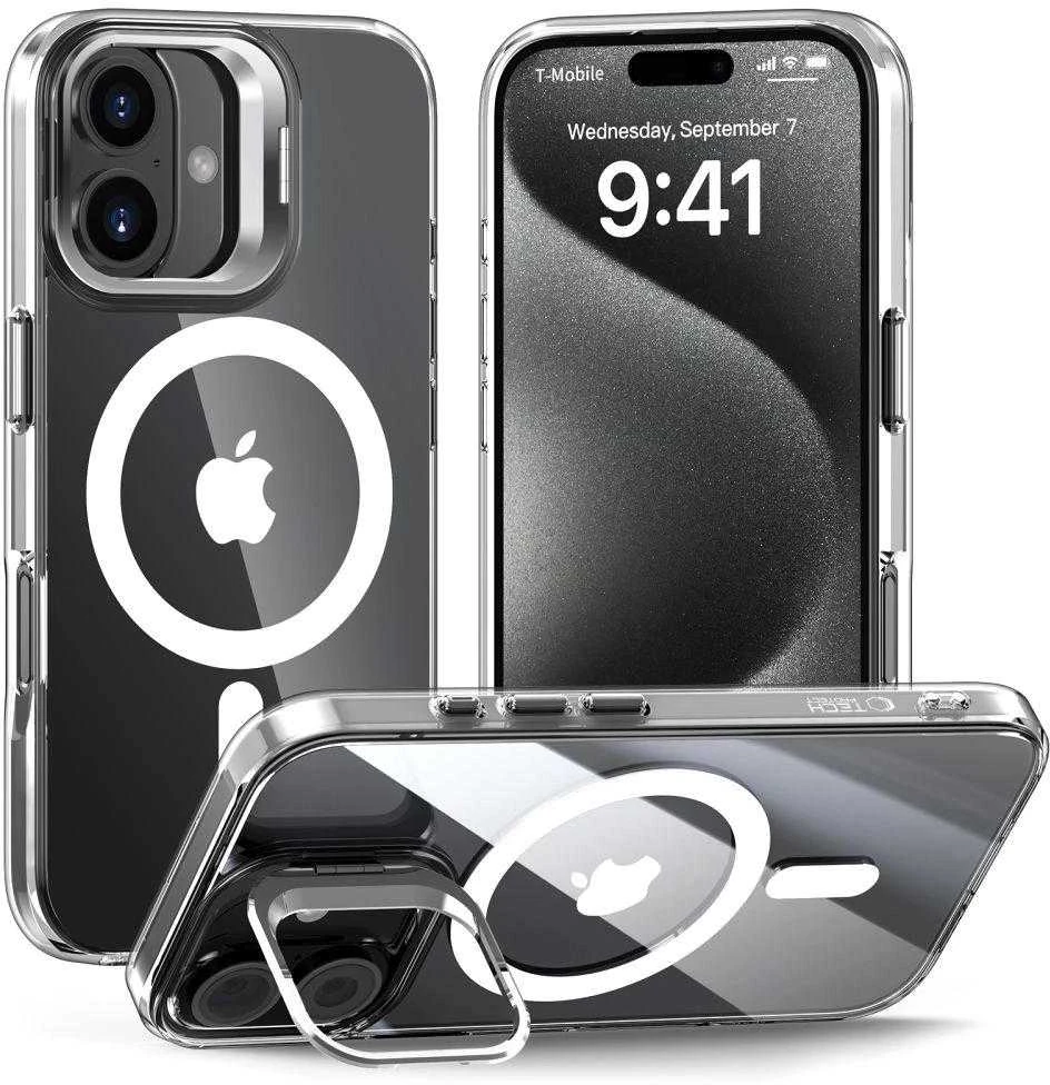 Tech-Protect MagStand MagSafe Apple iPhone 16 Case – dėklas telefonui skaidrus