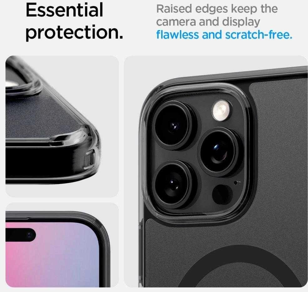 Spigen Ultra Hybrid „T” MAG Apple iPhone 16 Pro 6.3″ MagSafe dėklas telefonui juodos spalvos ACS08514