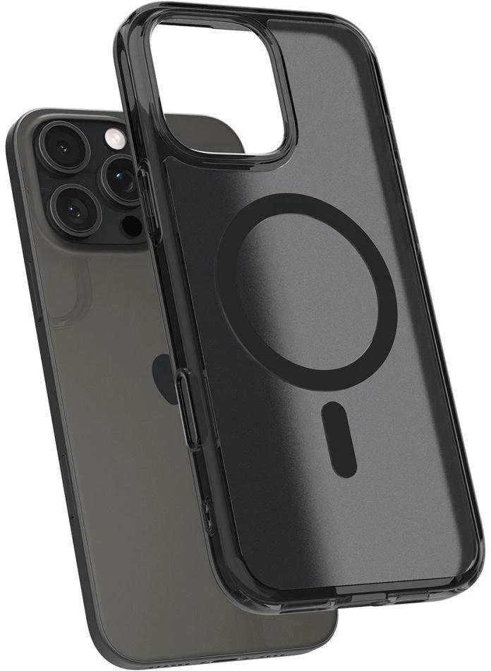 Spigen Ultra Hybrid „T” MAG Apple iPhone 16 Pro 6.3″ MagSafe dėklas telefonui juodos spalvos ACS08514