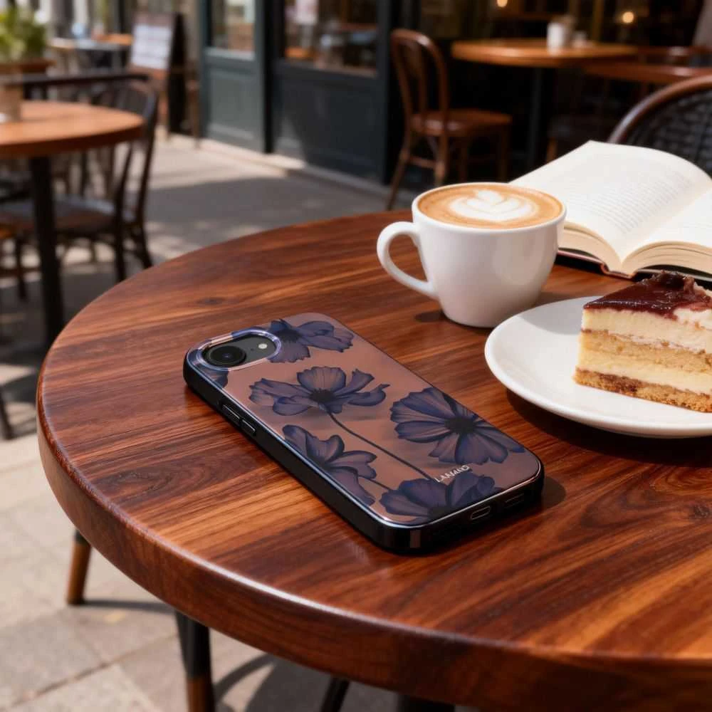 Dėklas Tech-Protect Lamano MagSafe case for iPhone 16e / 17e - ruda-violetinė