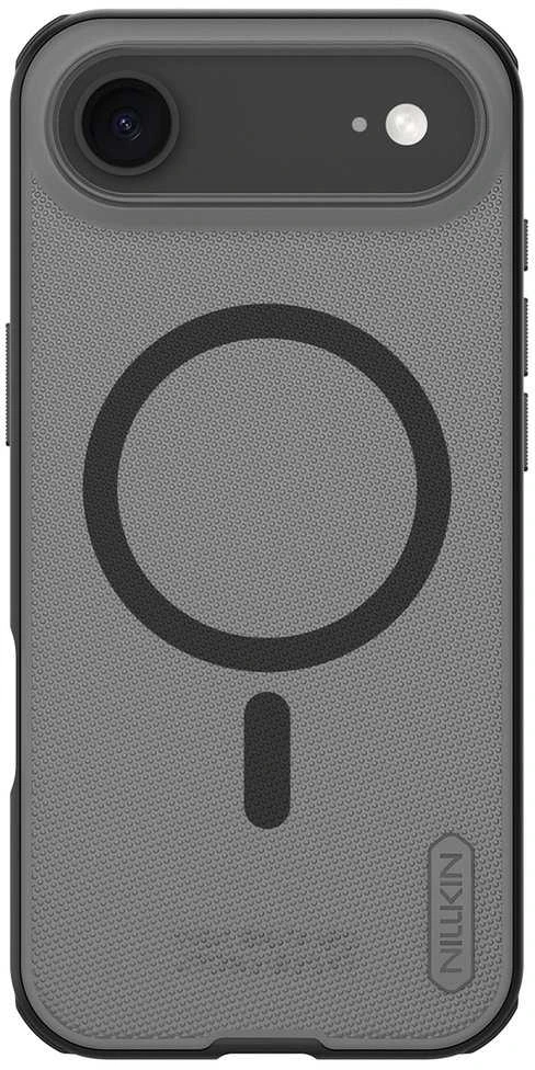 Nillkin Super Frosted PRO Magnetic Back dėklas skirtas Apple iPhone Air skaidrus juodos spalvos