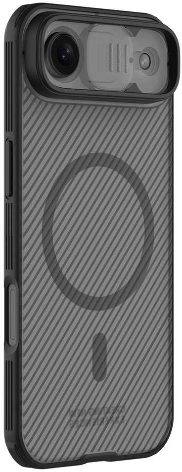 Nillkin CamShield PRO Magnetic Hard dėklas skirtas Apple iPhone Air skaidrus juodos spalvos