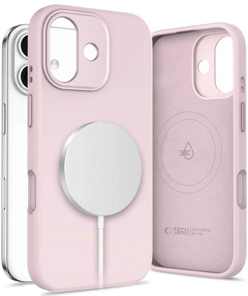 „Tech-Protect Uniq MagSafe“ dėklas, skirtas „iPhone 17“ – rožinis