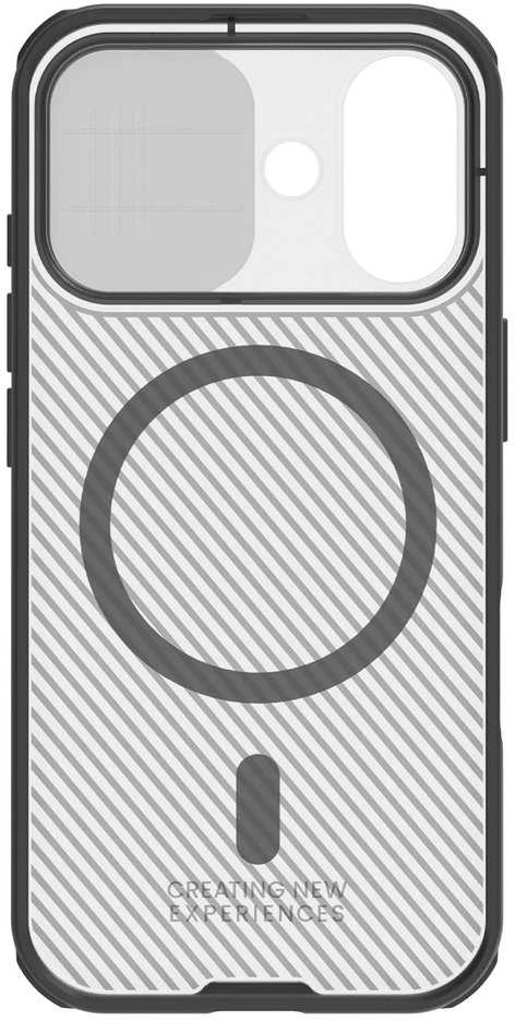 Nillkin CamShield PRO Magnetic Hard dėklas skirtas Apple iPhone 17 skaidrus juodos spalvos