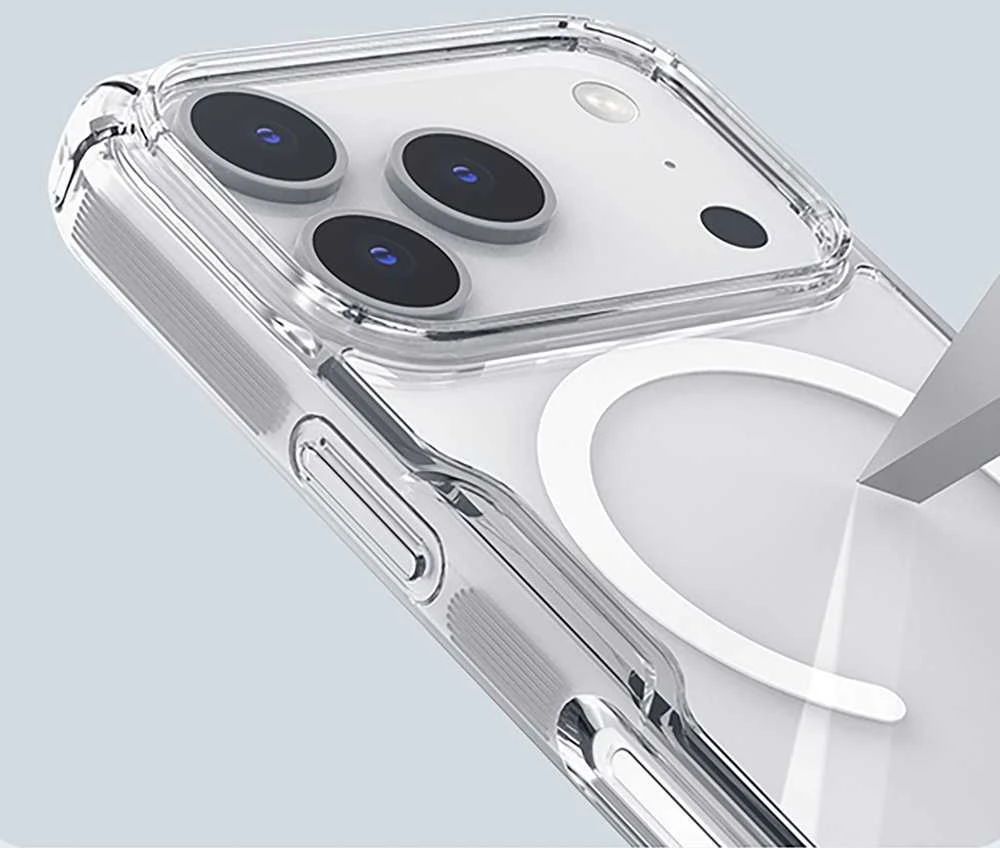 Nillkin Nature TPU PRO Magnetic dėklas skirtas Apple iPhone 17 Pro skaidrus