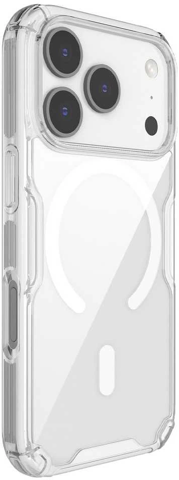Nillkin Nature TPU PRO Magnetic dėklas skirtas Apple iPhone 17 Pro skaidrus