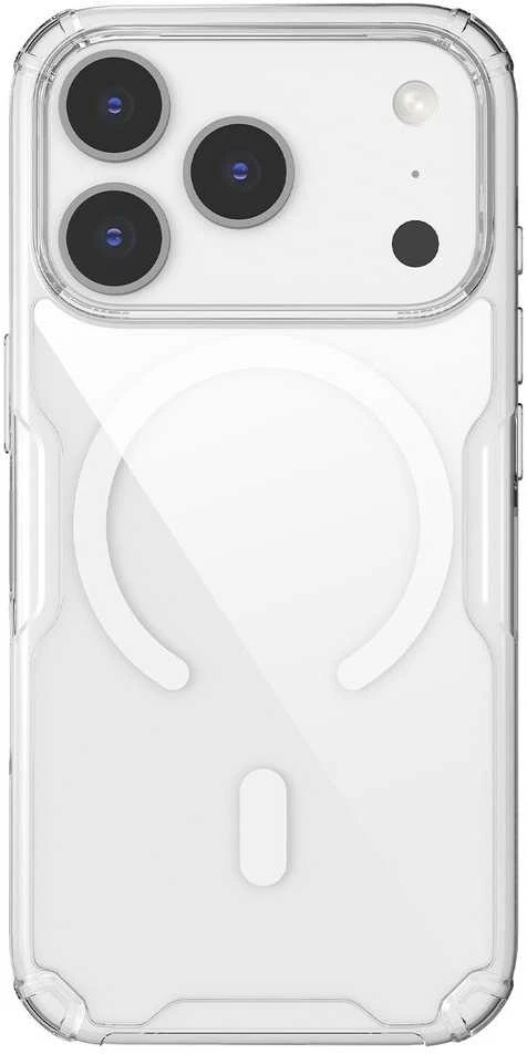 Nillkin Nature TPU PRO Magnetic dėklas skirtas Apple iPhone 17 Pro skaidrus
