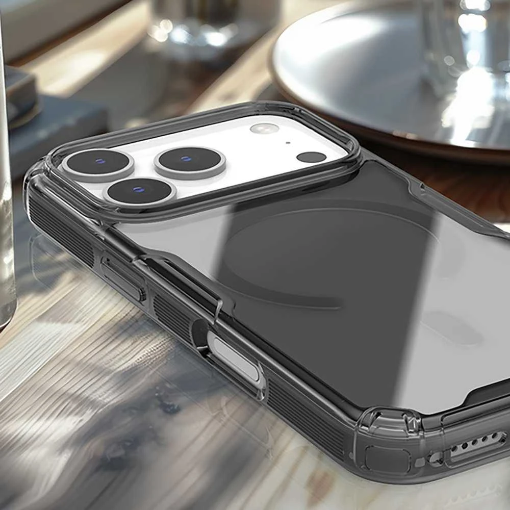 Nillkin Nature TPU PRO Magnetic dėklas skirtas Apple iPhone 17 Pro skaidrus
