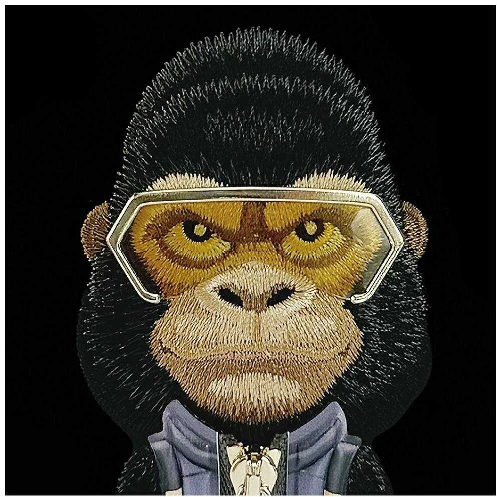 „Nimmy Cool&Cute 2.0 Gorilla“ dėklas, skirtas „iPhone 17 Pro“ - Juodas