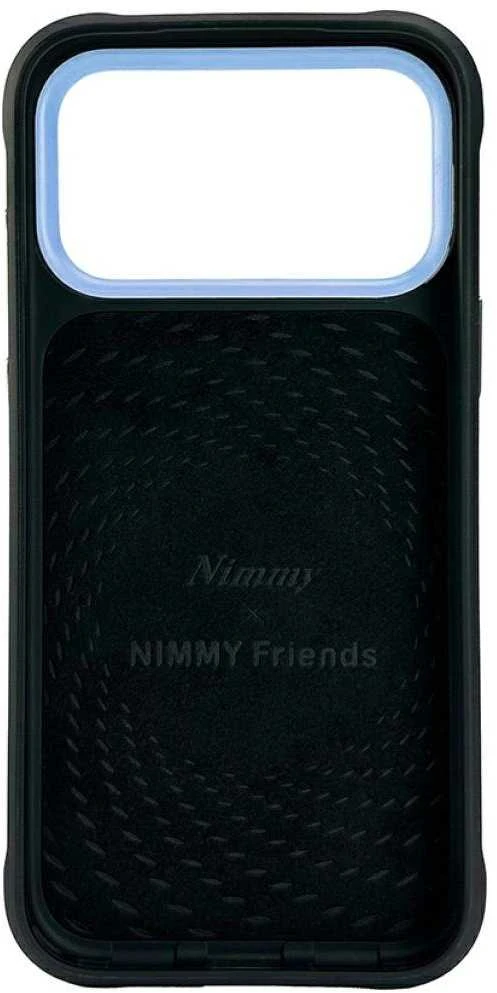 „Nimmy Cool&Cute 2.0“ vilko formos dėklas, skirtas „iPhone 17 Pro“ - Juodas
