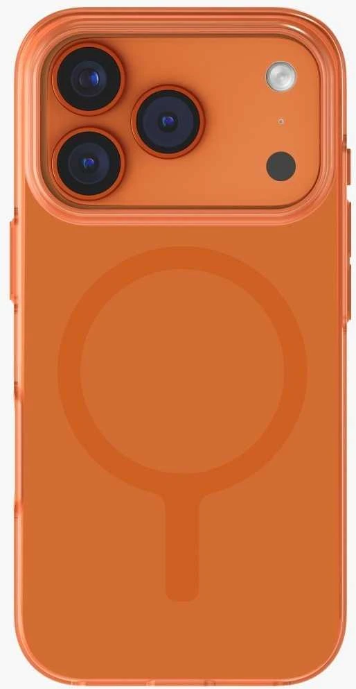 UNIQ Clario Dėklas Apple iPhone 17 Pro Magclick Charging Oranžinis