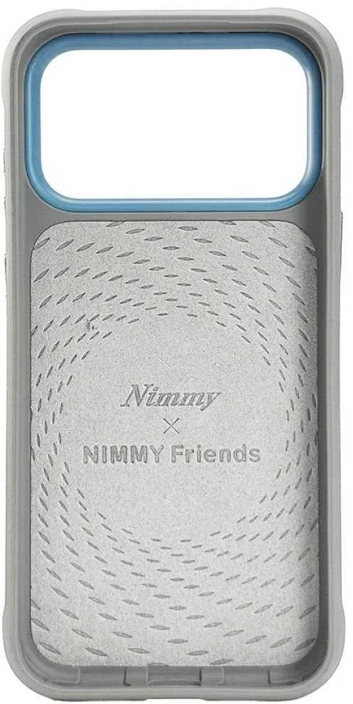 „Nimmy Cool&Cute 2.0 Nag“ dėklas, skirtas „iPhone 17 Pro“ – pilkas