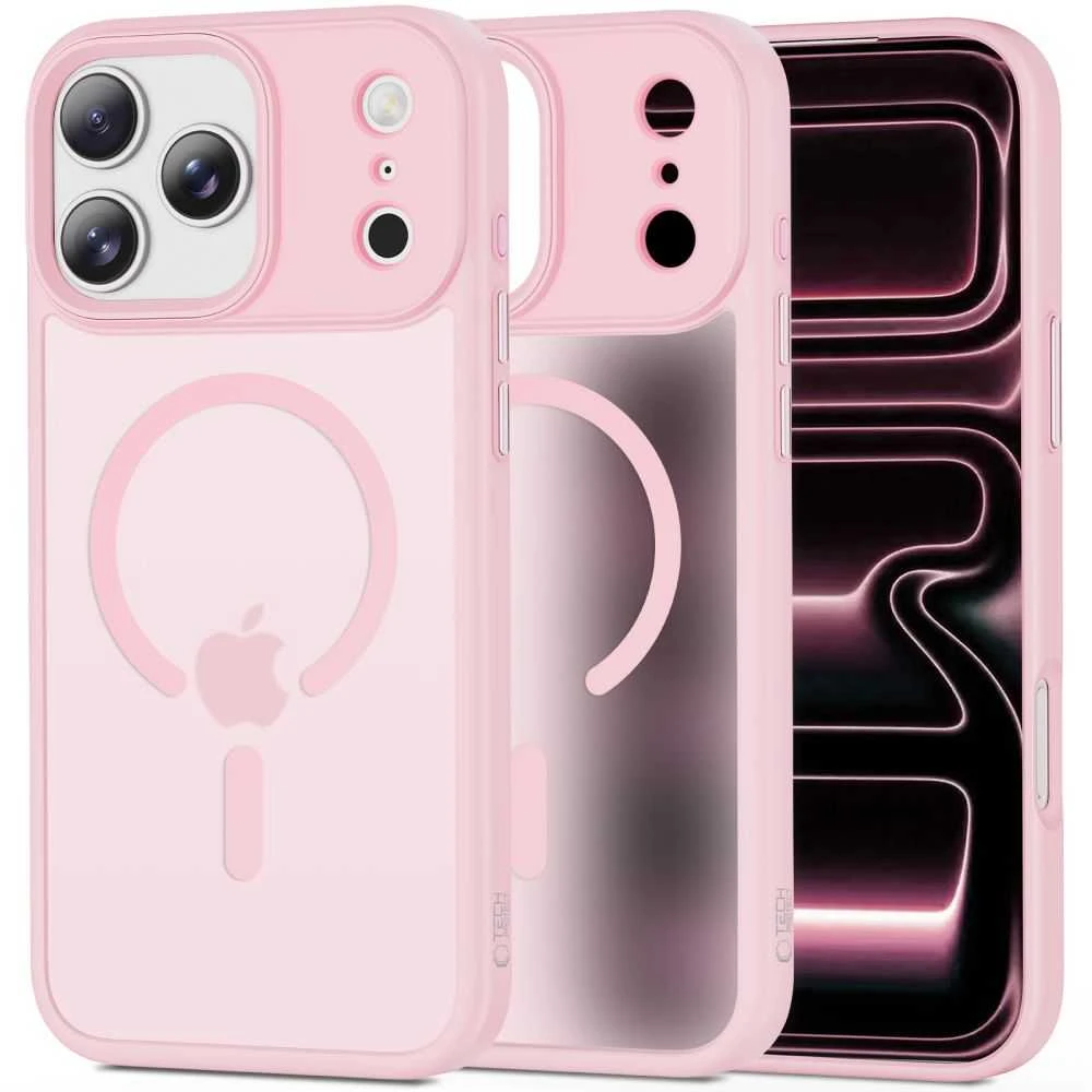 Dėklas Tech-Protect MagMat MagSafe Case for iPhone 17 Pro - Rožinė