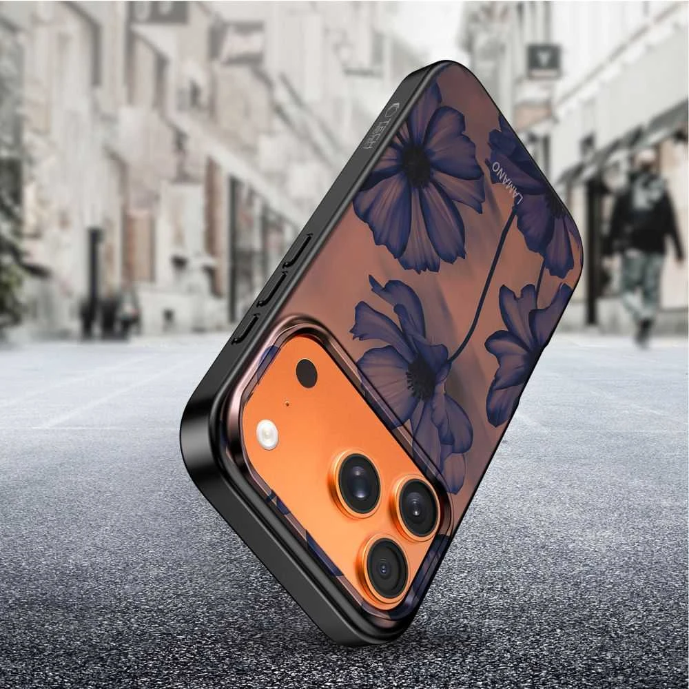 Dėklas Tech-Protect Lamano MagSafe case for iPhone 17 Pro - ruda-violetinė