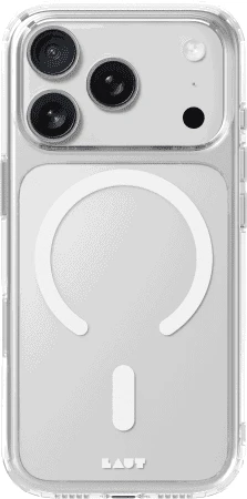 Dėklas Laut Crystal Fluro Apple iPhone 17 Pro, skaidrus šviesus pilkas