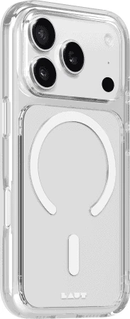 Dėklas Laut Crystal Fluro Apple iPhone 17 Pro, skaidrus šviesus pilkas
