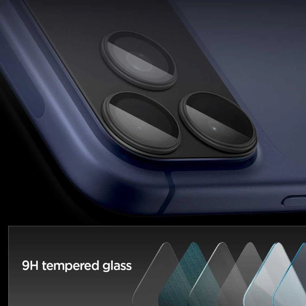 Spigen Glass tR EZ Fit Optik Pro XL 1 Pack, juodas - iPhone 17 Pro