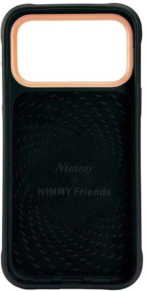 „Nimmy Cool&Cute 2.0 Gorilla“ dėklas, skirtas „iPhone 17 Pro Max“ - Juodas