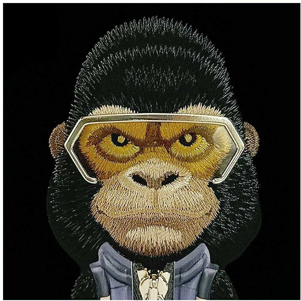 „Nimmy Cool&Cute 2.0 Gorilla“ dėklas, skirtas „iPhone 17 Pro Max“ - Juodas