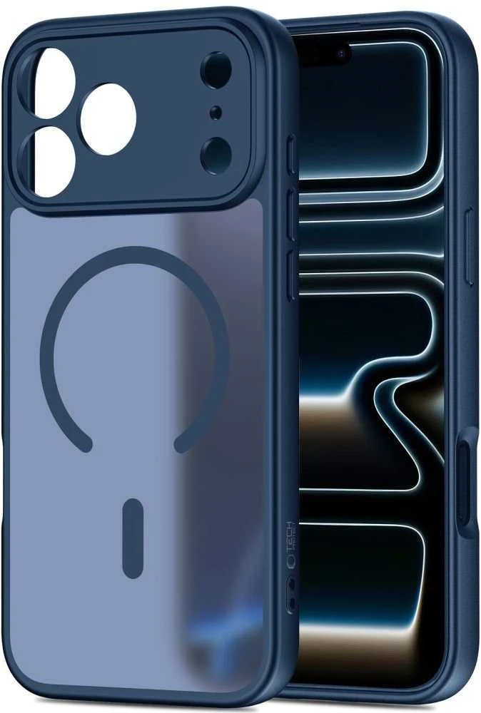 „Tech-Protect BasicMag MagSafe“ dėklas, skirtas „iPhone 17 Pro Max“ – tamsiai mėlynas Mėlyna