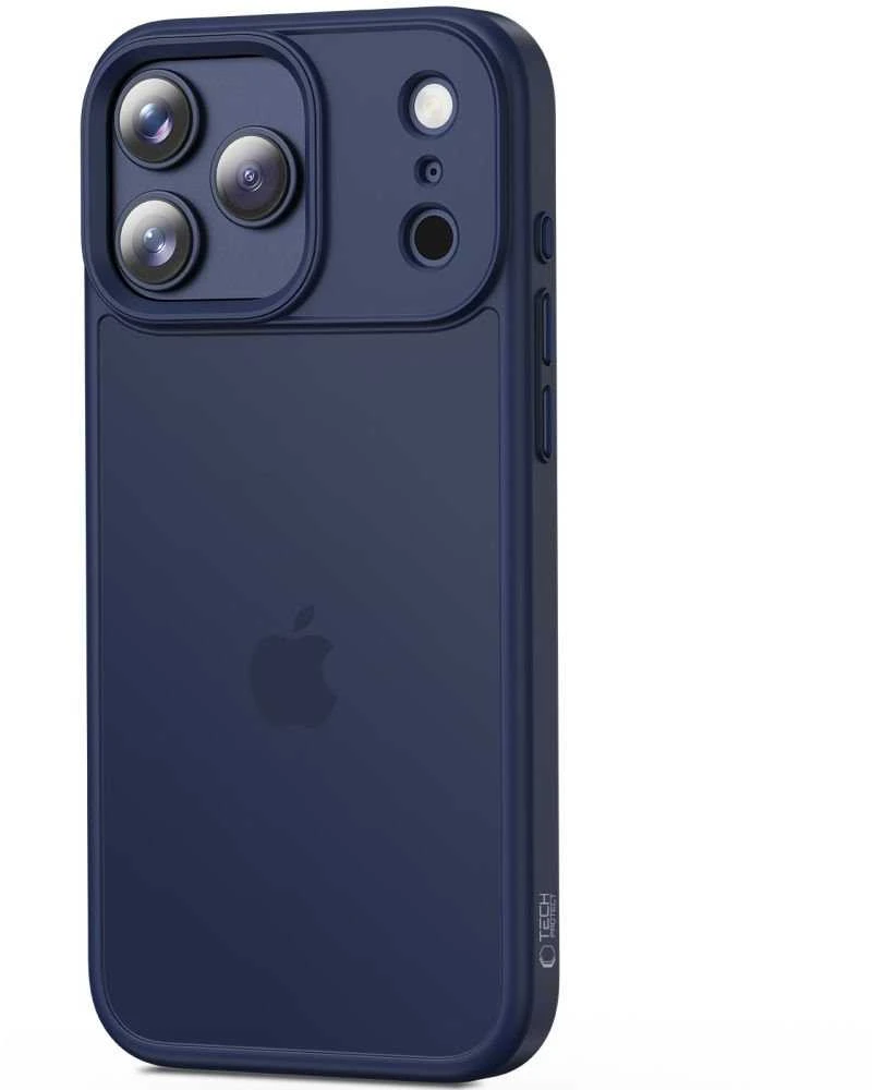 „Tech-Protect MagMat“ dėklas, skirtas „iPhone 17 Pro Max“ – matinis juodas