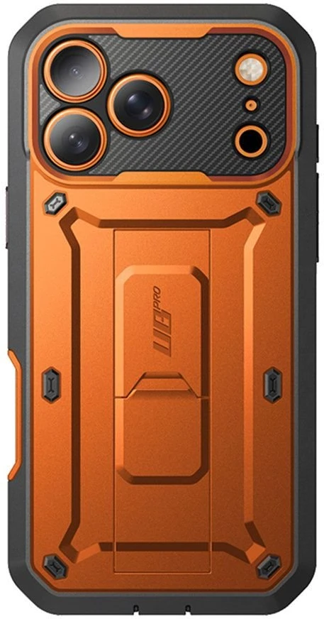 iPhone 17 Pro Max dėklas oranžinis Supcase