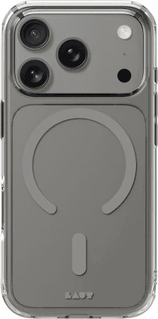 Dėklas Laut Crystal Fluro Apple iPhone 17 Pro Max, Clear Pilkas