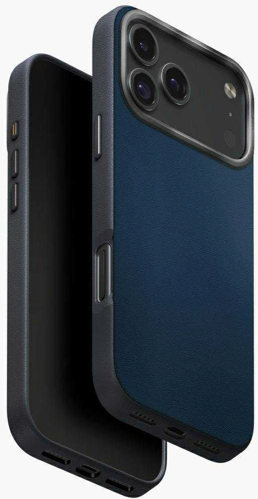 UNIQ Lyden DS dėklas skirtas Apple iPhone 17 Pro Max Magclick Charging mėlynos spalvos/juodos spalvos