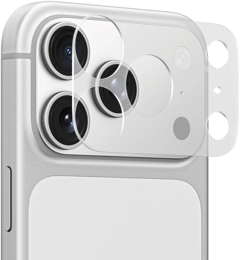 „AmazingThing“ objektyvo modulio apsauga, skirta „iPhone 17 Pro Max“ kameros salai – skaidrus matinis
