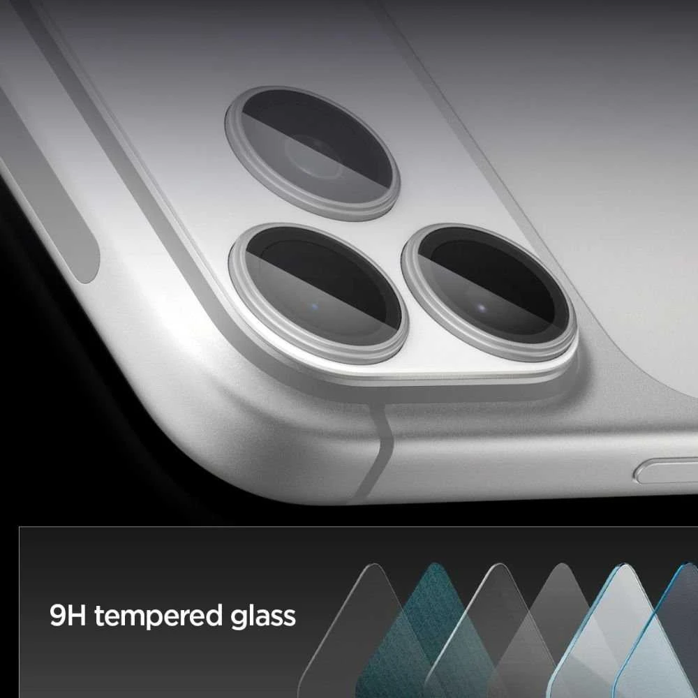 Spigen Glass tR EZ Fit Optik Pro XL 1 Pack, sidabrinis - iPhone 17 Pro Max