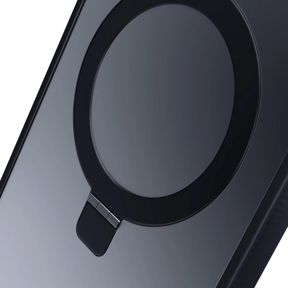 3Mk apsaugos 3mk dūminis dėklas su magnetu ir stovu iPhone 17 - juodas