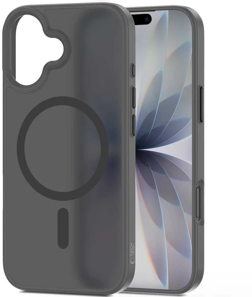 „Tech-Protect MagMat MagSafe“ dėklas, skirtas „iPhone 17“ – pilkas