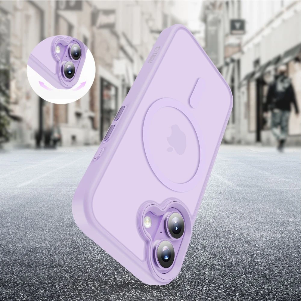 Dėklas Tech-Protect MagMat MagSafe Case for iPhone 17 - Violetinė