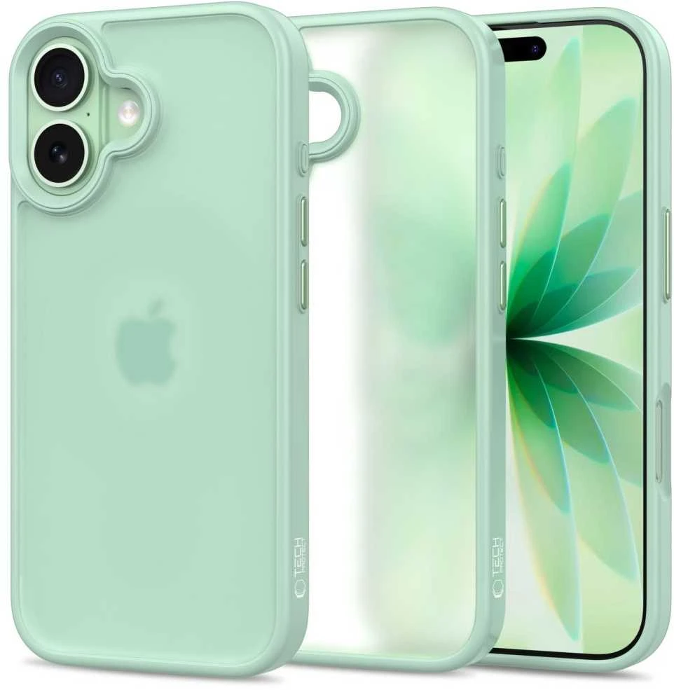„Tech-Protect MagMat iPhone 17“ dėklas – Žalias